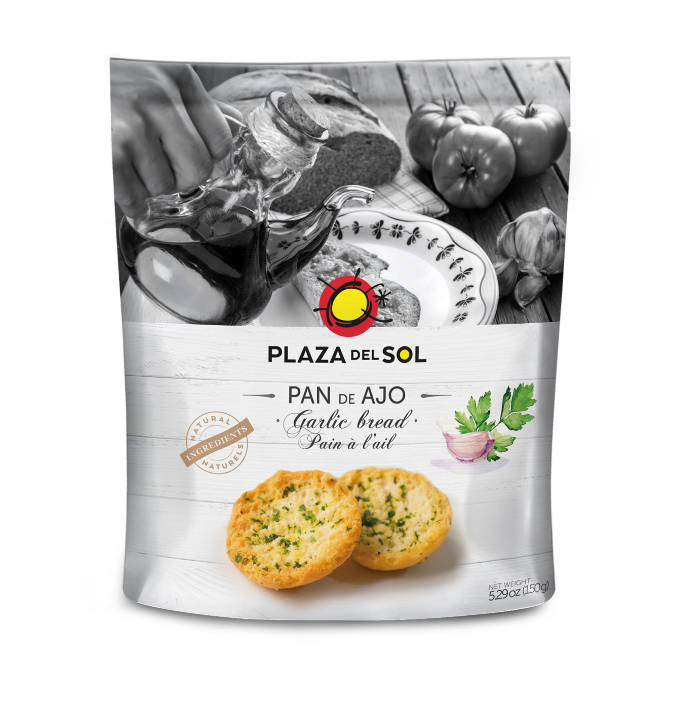Pan con Ajo y Perejil — Plaza del Sol