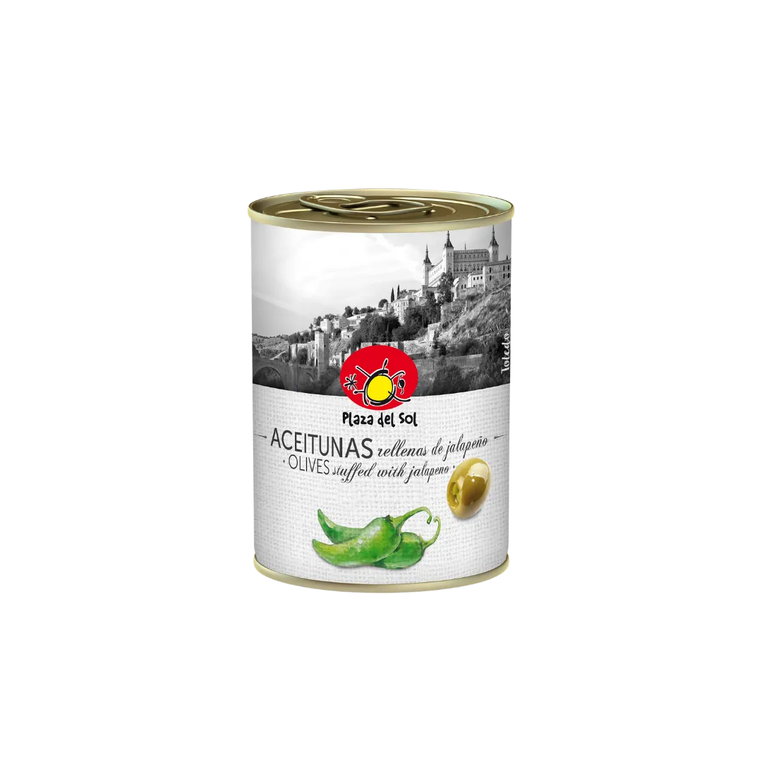 Aceitunas Rellenas con Jalapeño — Plaza del Sol